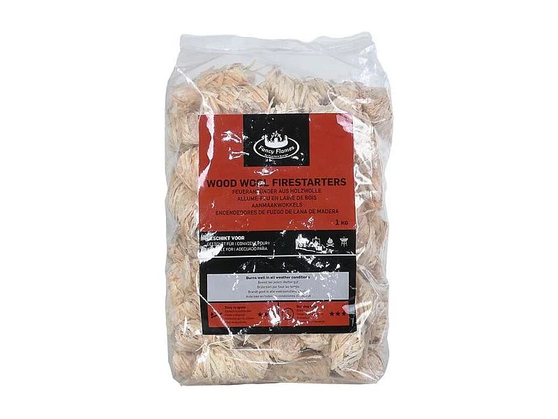 Allume-feu laine de bois 80-85 pièces