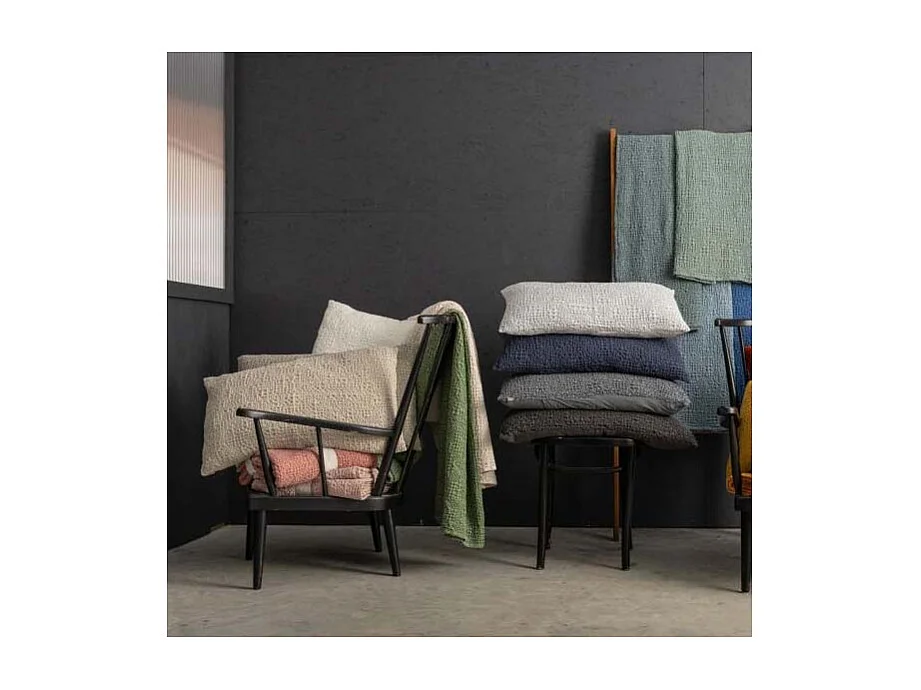 Plaid en coton Tana 200 x 140 cm Lin