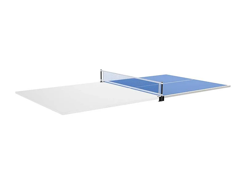 Plateau Dinatoire Réversible "Ping Pong" 213cm Blanc Laqué