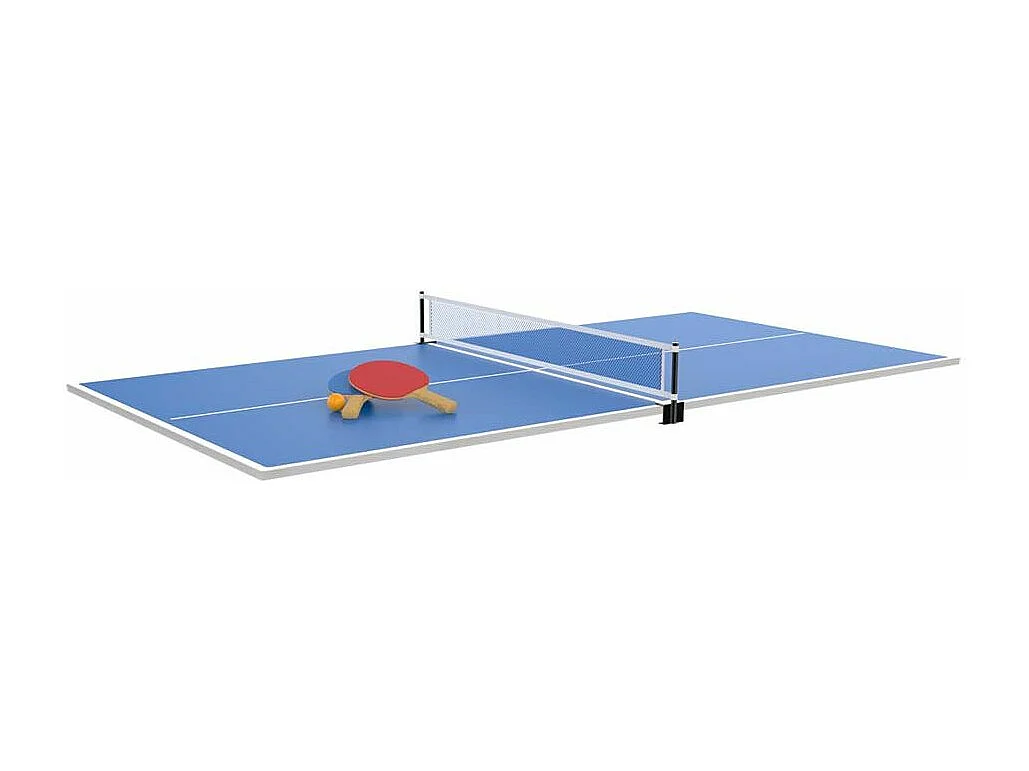 Plateau Dinatoire Réversible "Ping Pong" 213cm Blanc Laqué