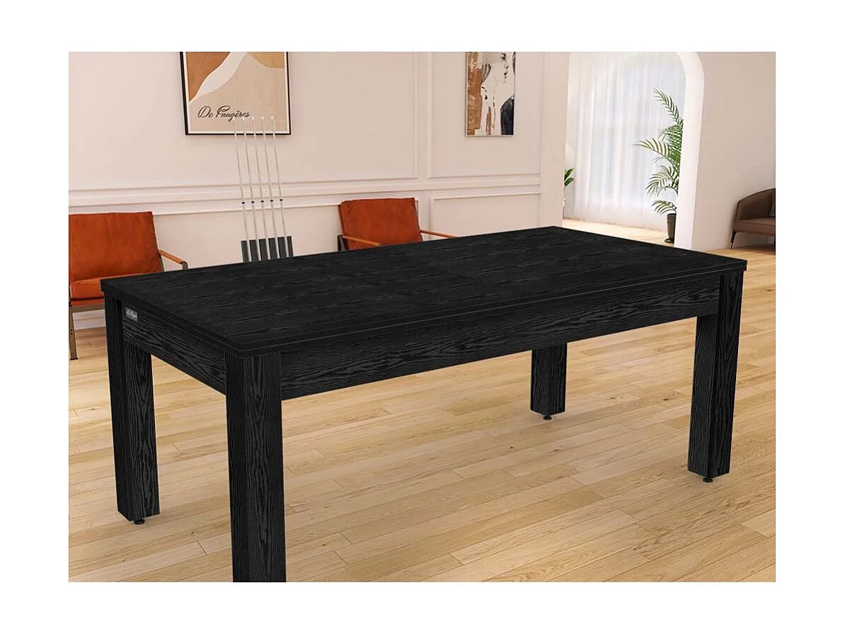 Plateau Dinatoire Réversible "Ping Pong" 213cm Noir