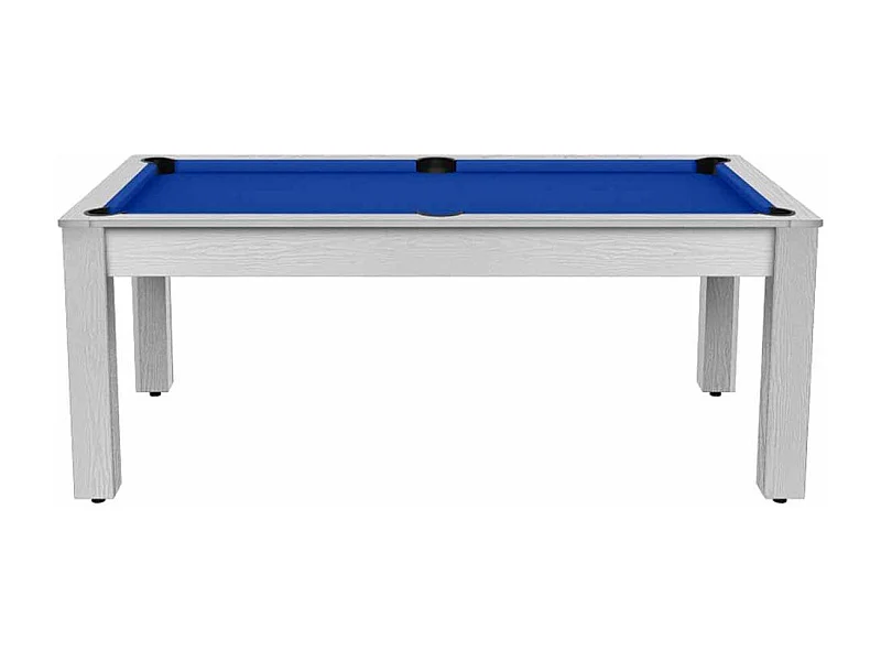 Billard D'Extérieur STAZIO Blanc Et Taupe – 213 X 121 X 79 Cm Avec Housse Et Accessoires Inclus