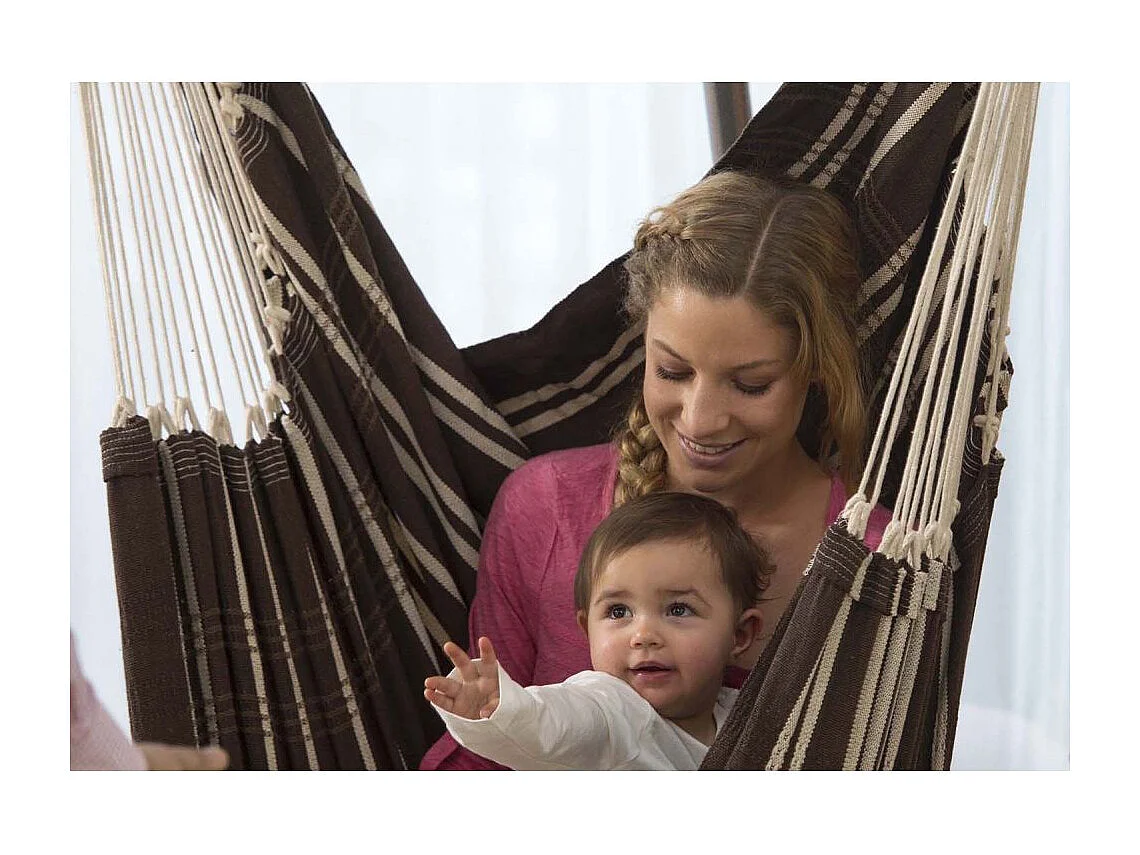 Fauteuil suspendu en coton brésilien Brasil