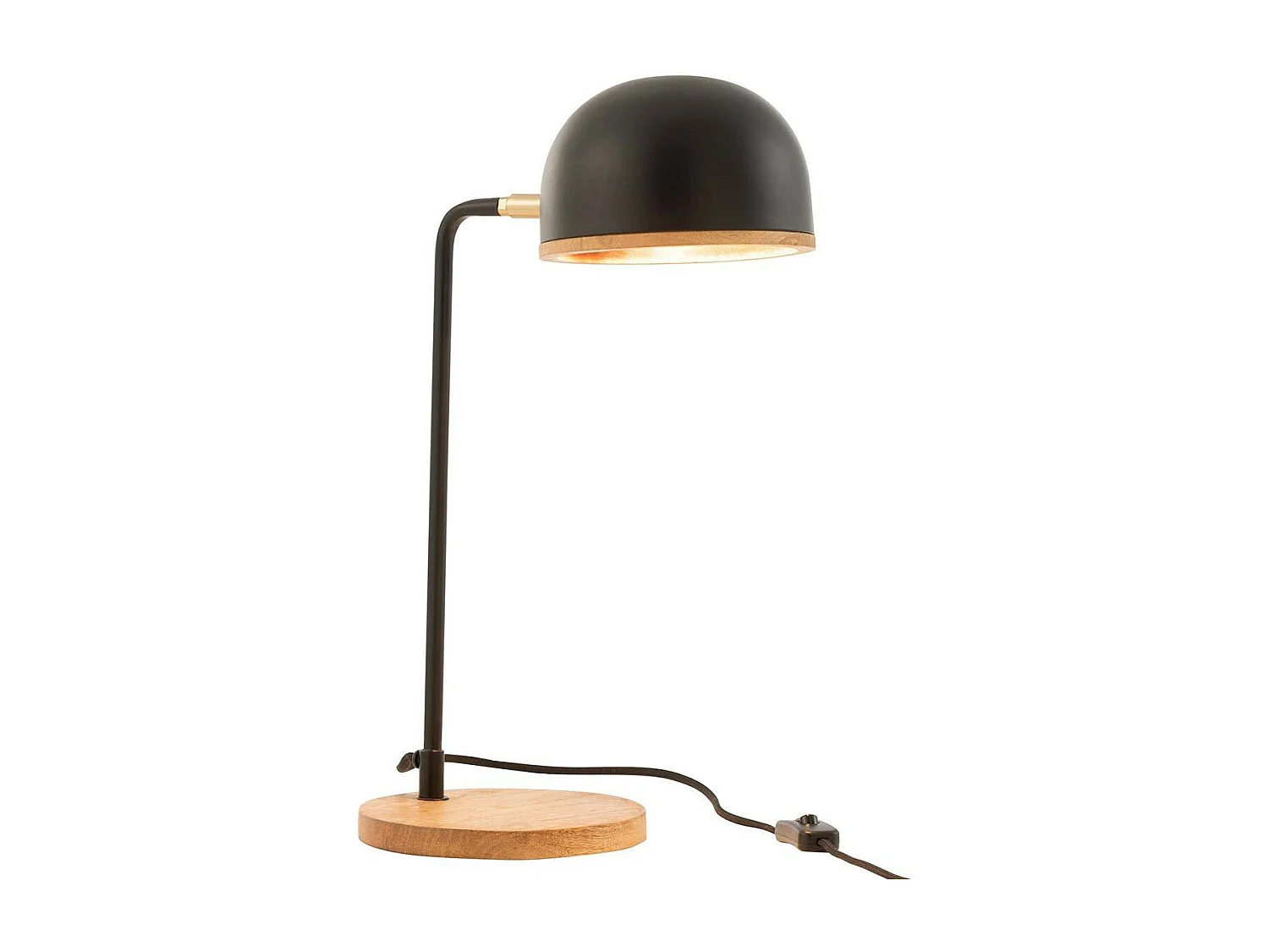 Lampe de Bureau Design en Métal "Evy" 48cm Noir