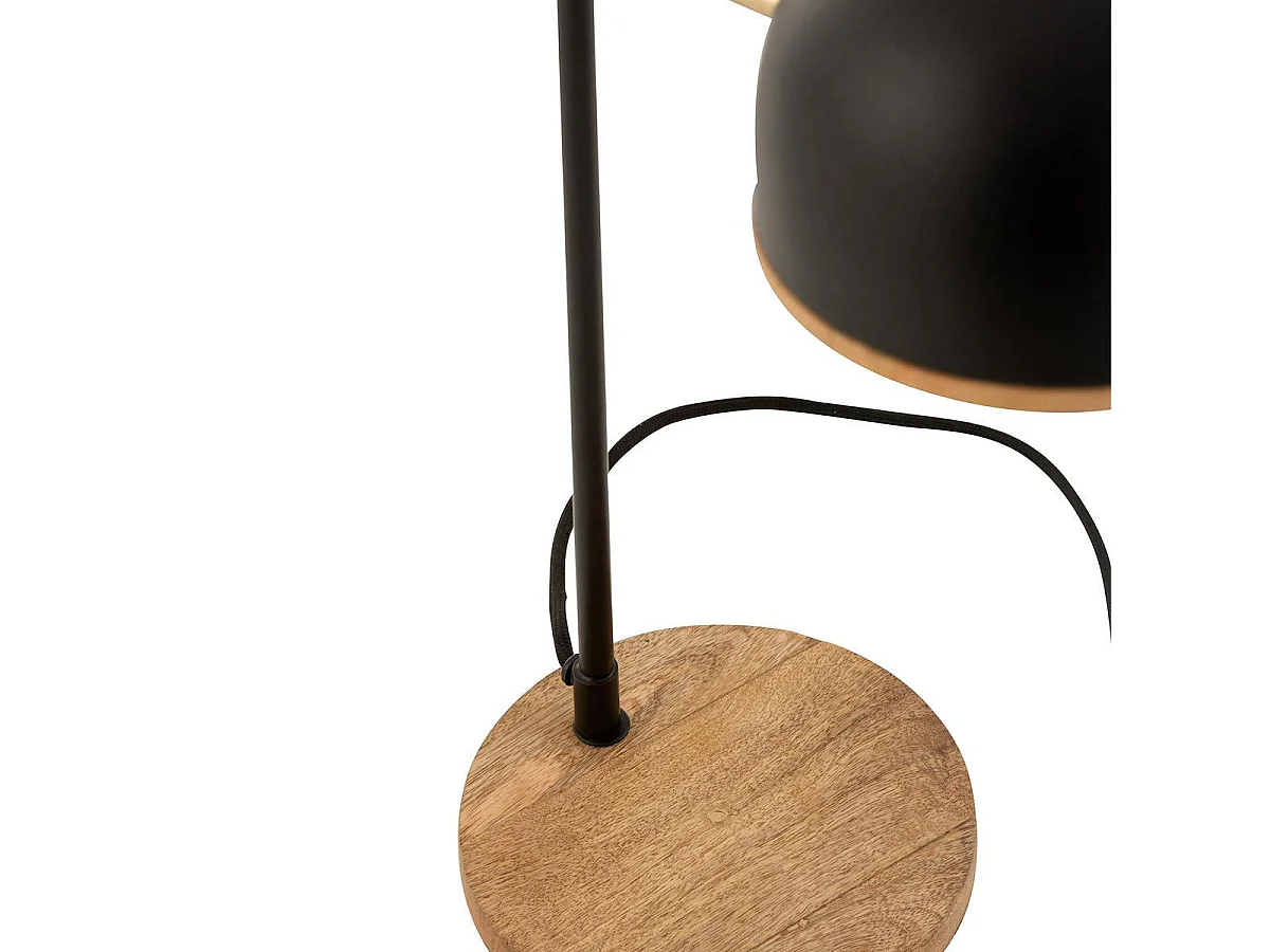 Lampe de Bureau Design en Métal "Evy" 48cm Noir