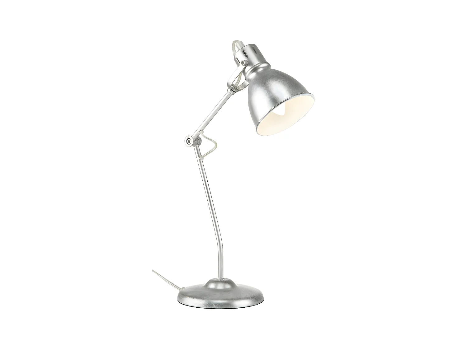 Lampe de Bureau Design "Whitehall" 45cm Argent