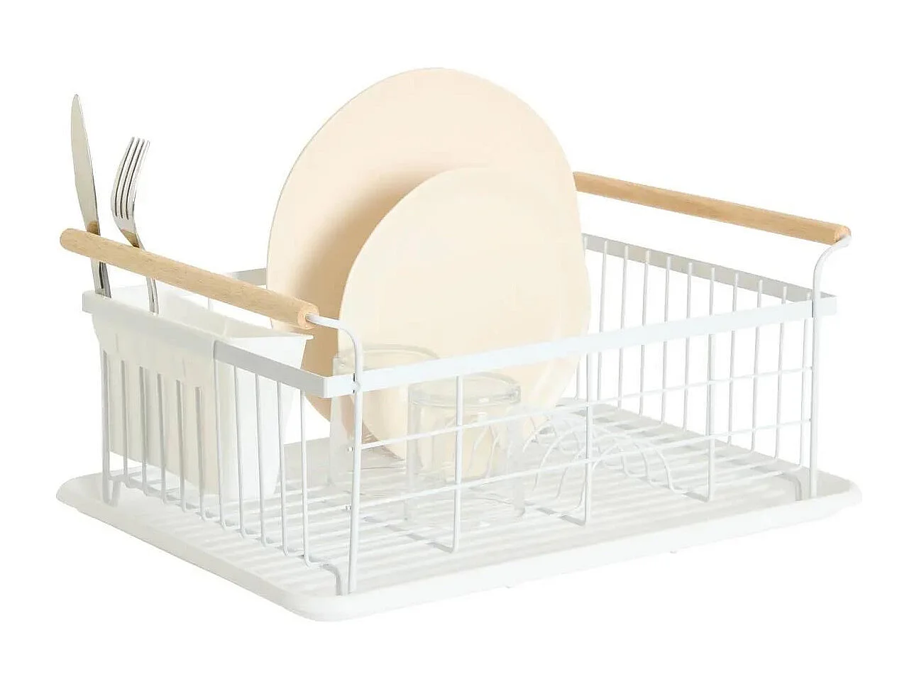 Égouttoir & Range-Couverts "Modern" 46cm Blanc