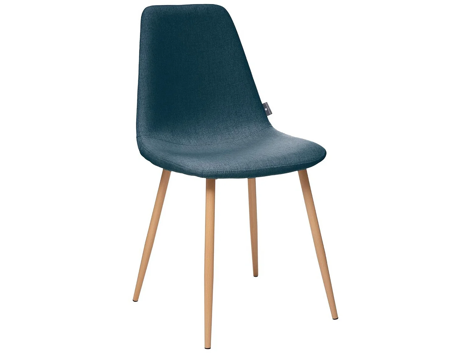 Lot de 4 chaises 'roka' bleu jean