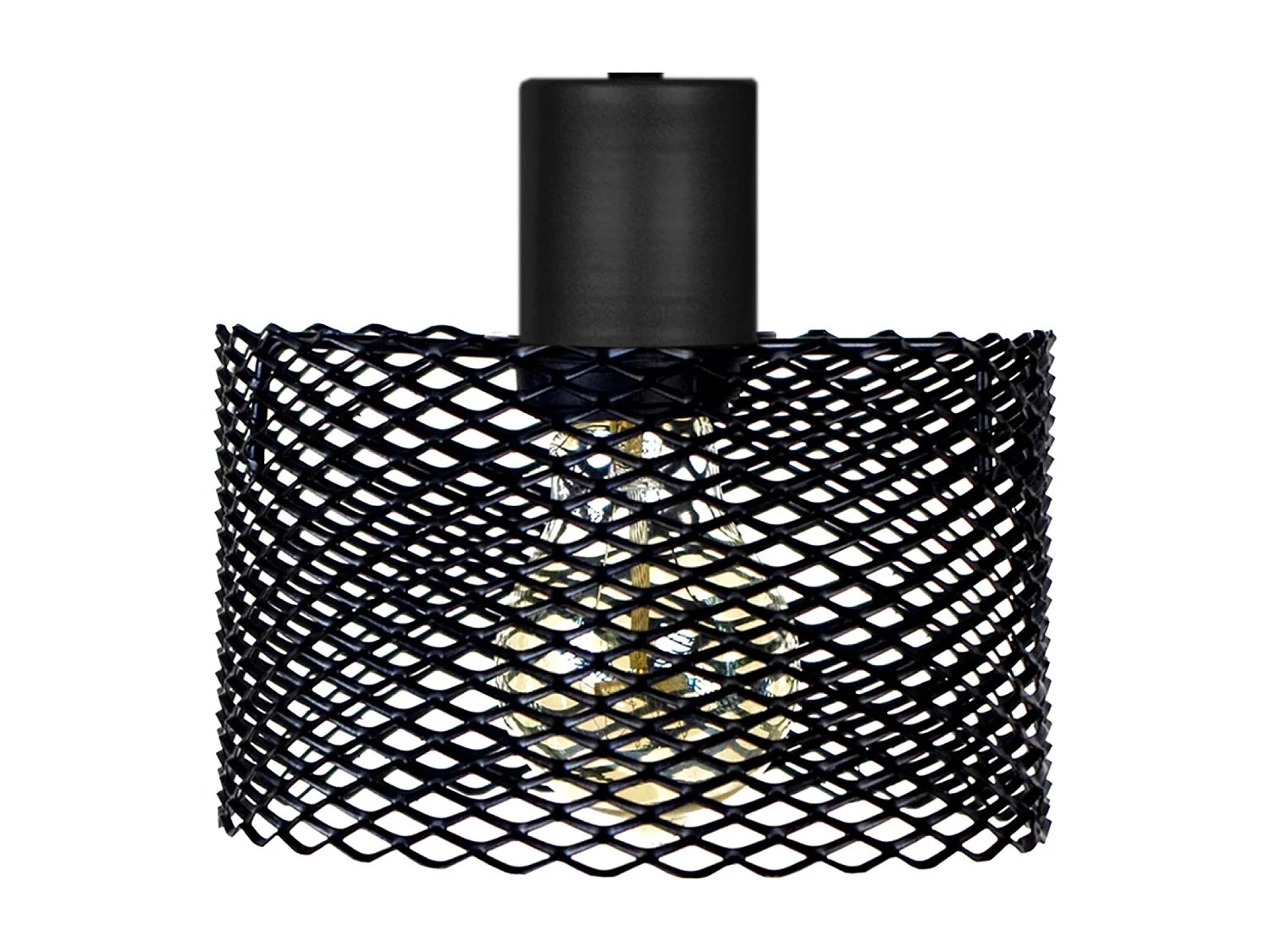 Aplique TOSEL ADONIS metal braço preto D16 x  H22  cm