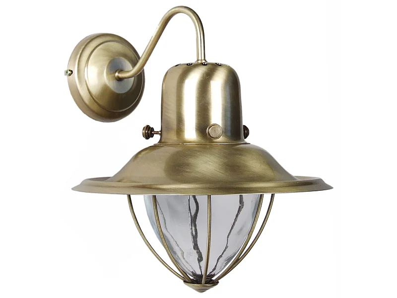 Candeeiro de Pé TOSEL PAMPILLES vidro certo castanho claro D44 x  H170  cm