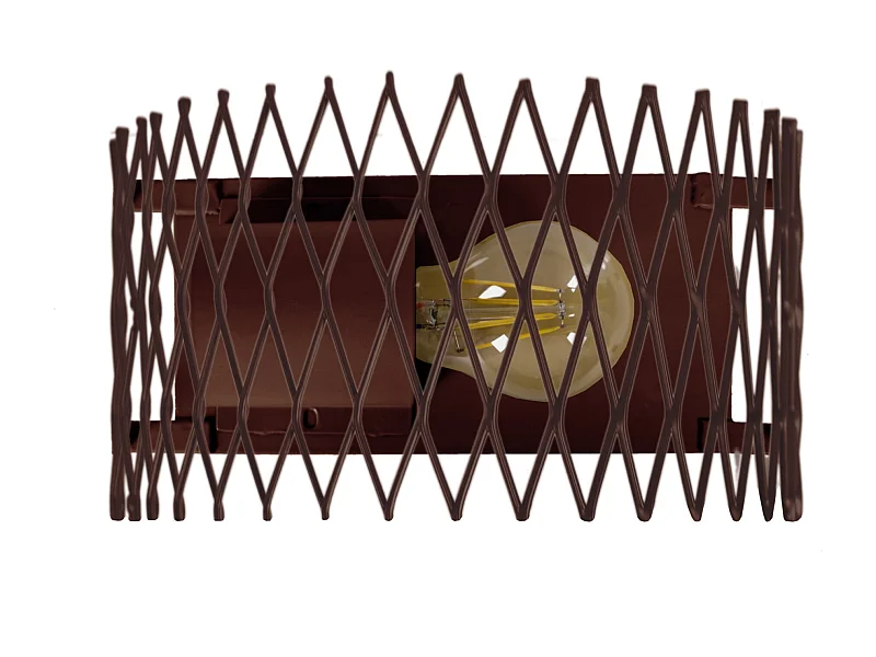 Applique TOSEL ,métal,Marron,H11xD12xP25 cm