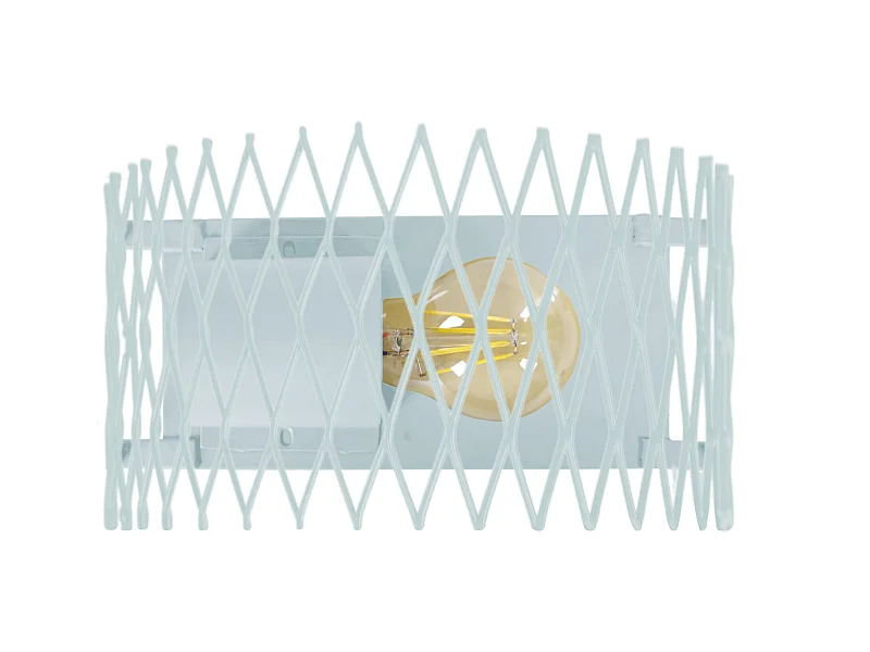 Aplique TOSEL ,metal ,Azul ,A11xD 12x P 25cm