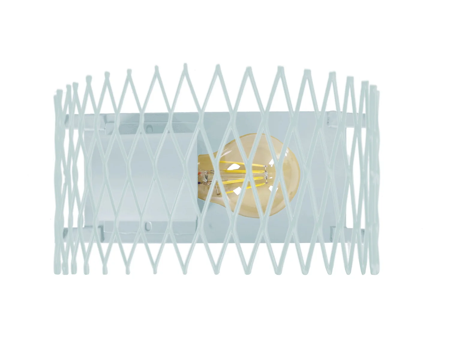 Aplique TOSEL ,metal ,Azul ,A11xD 12x P 25cm