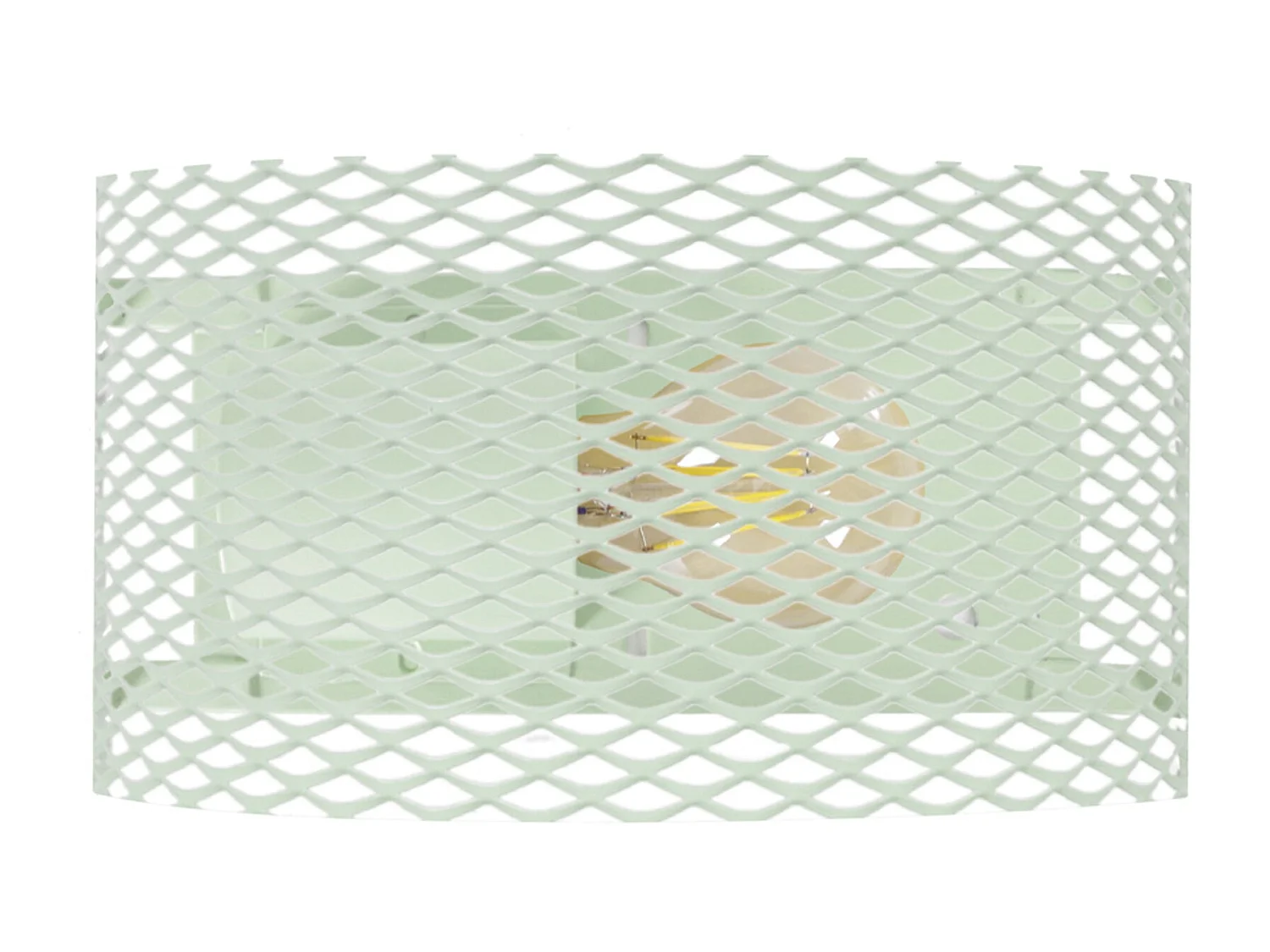 Aplique TOSEL ADONIS metal meio cilindro Verde D25 x  H11  cm