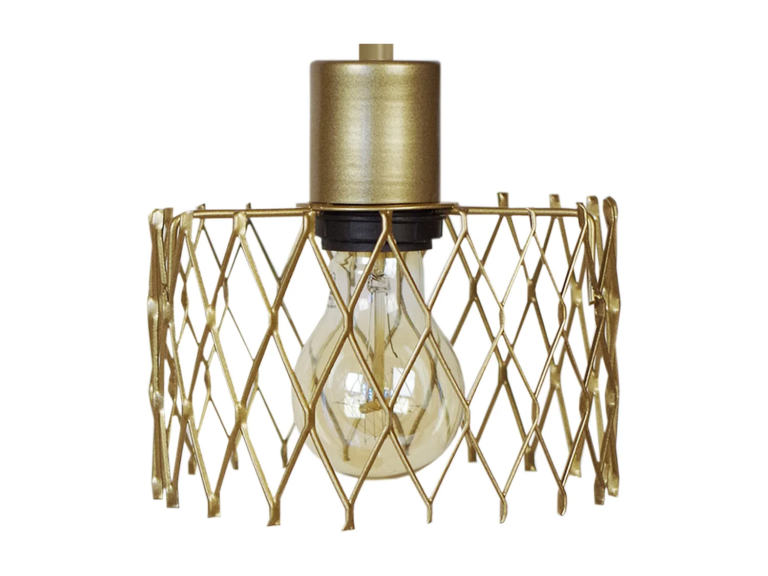 Aplique TOSEL ASTER metal braço Dourado D16 x  H22  cm