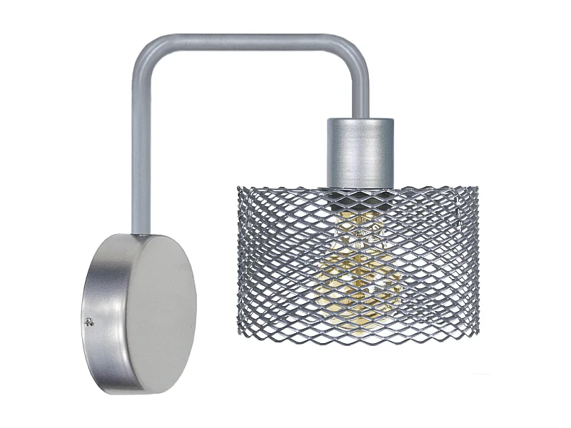 Aplique TOSEL , metal ,Aluminio , A22xD16xP 16cm