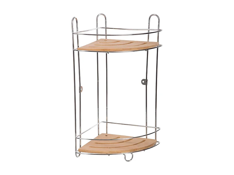 Étagère 2 Niveaux "Bambou" 40cm Naturel