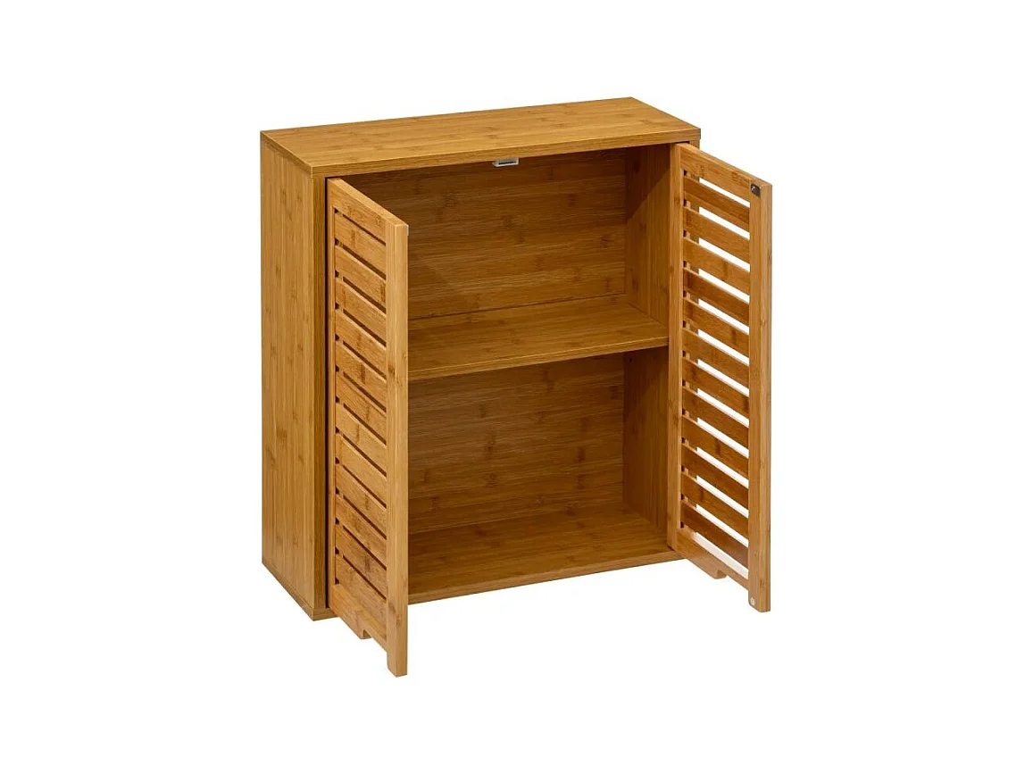 Meuble Haut 2 Portes "Sicela" 59cm Naturel