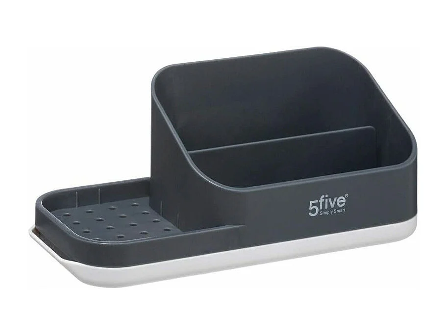 Organiseur d'Évier 4 en 1 "Néo" 21cm Gris