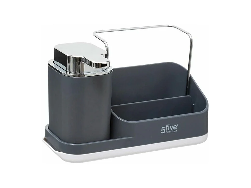 Organiseur d'Évier 4 en 1 "Néo" 21cm Gris