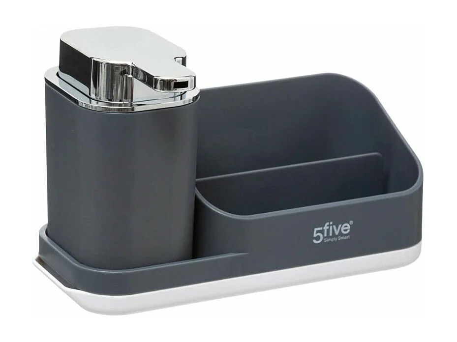 Organiseur d'Évier 4 en 1 "Néo" 21cm Gris