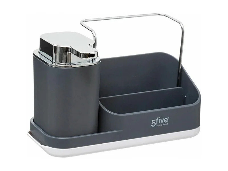 Organiseur d'Évier 4 en 1 "Néo" 21cm Gris