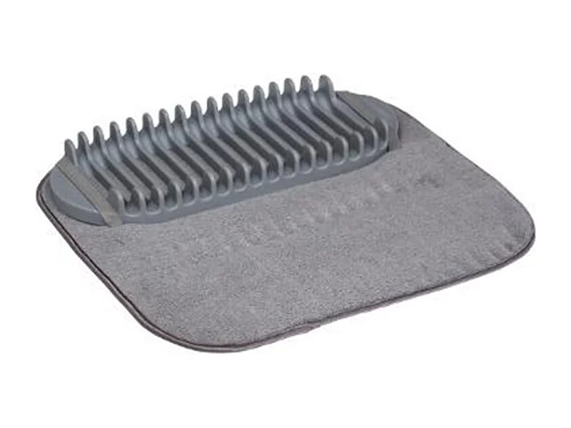 Tapis en Mousse "Égouttoir" 43cm Gris