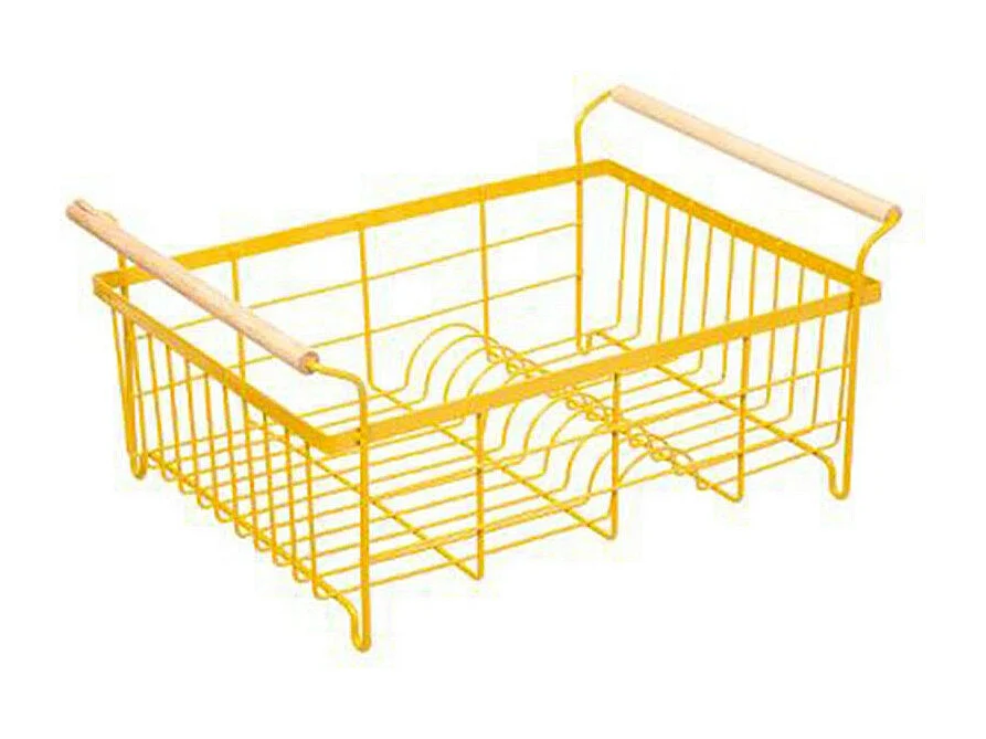 Égouttoir & Range-Couverts "Modern" 46cm Moutarde