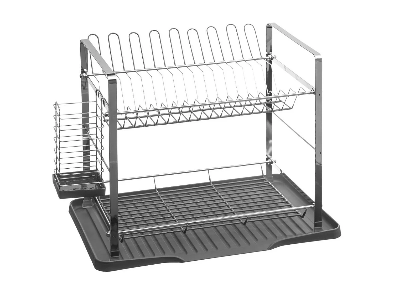 Egouttoir à Vaisselle Métal "Multifonction" 50x30cm Gris