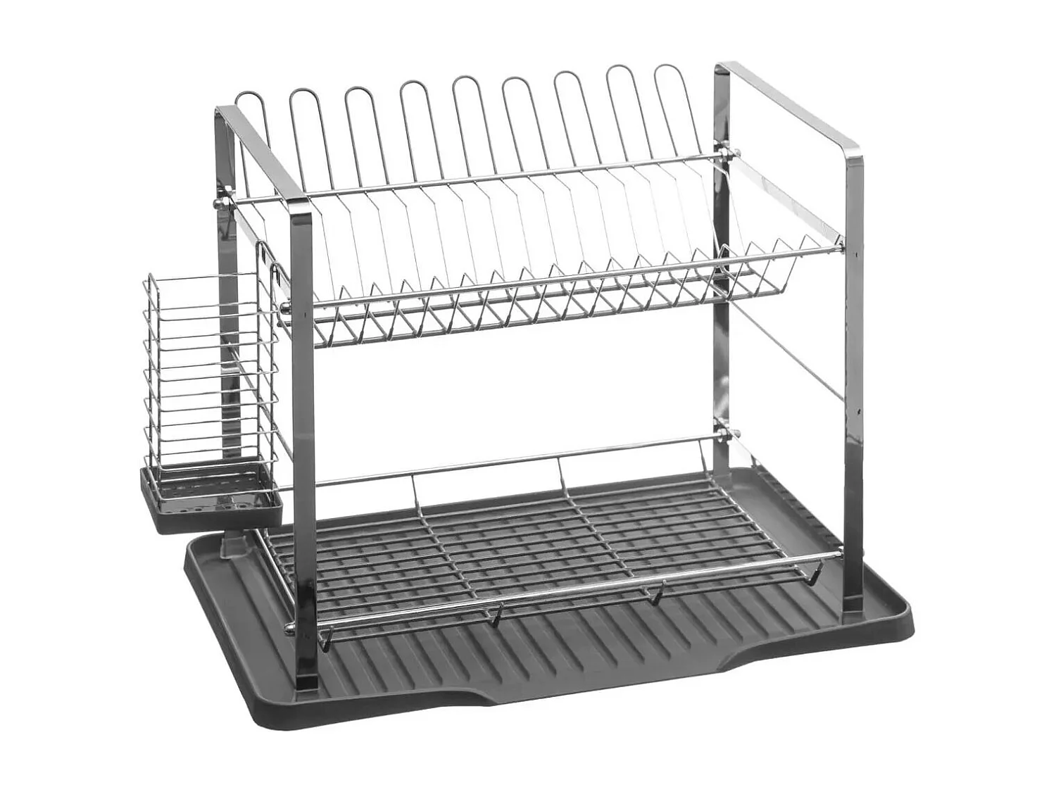 Egouttoir à Vaisselle Métal "Multifonction" 50x30cm Gris