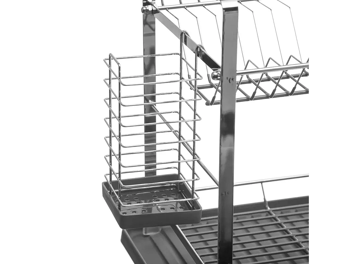 Egouttoir à Vaisselle Métal "Multifonction" 50x30cm Gris
