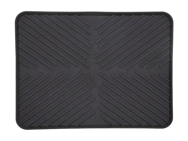 Tapis Égouttoir "Vaisselle" 30x40cm Gris