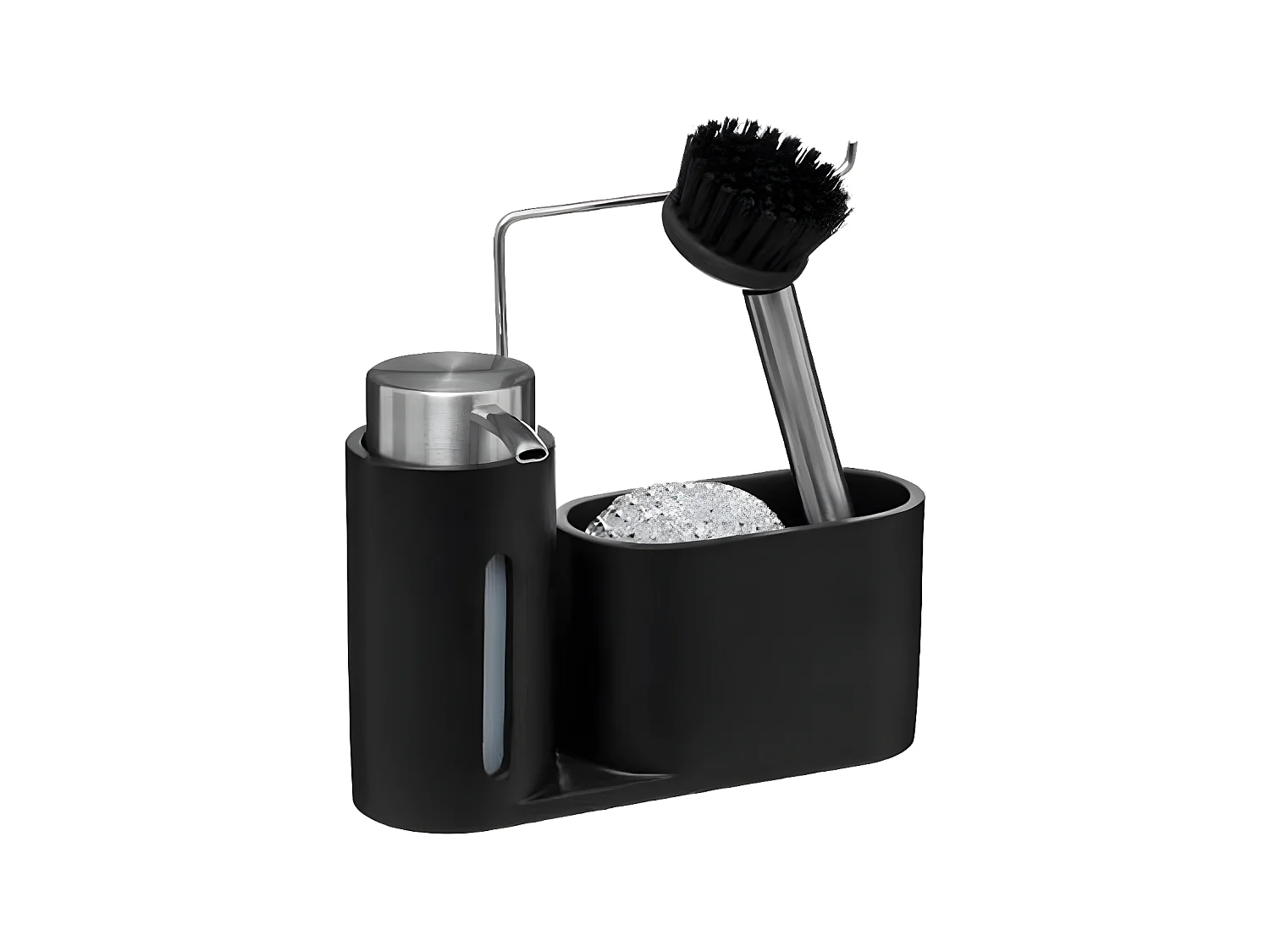 Kit Vaisselle 3 Pièces "Washing" 22cm Noir