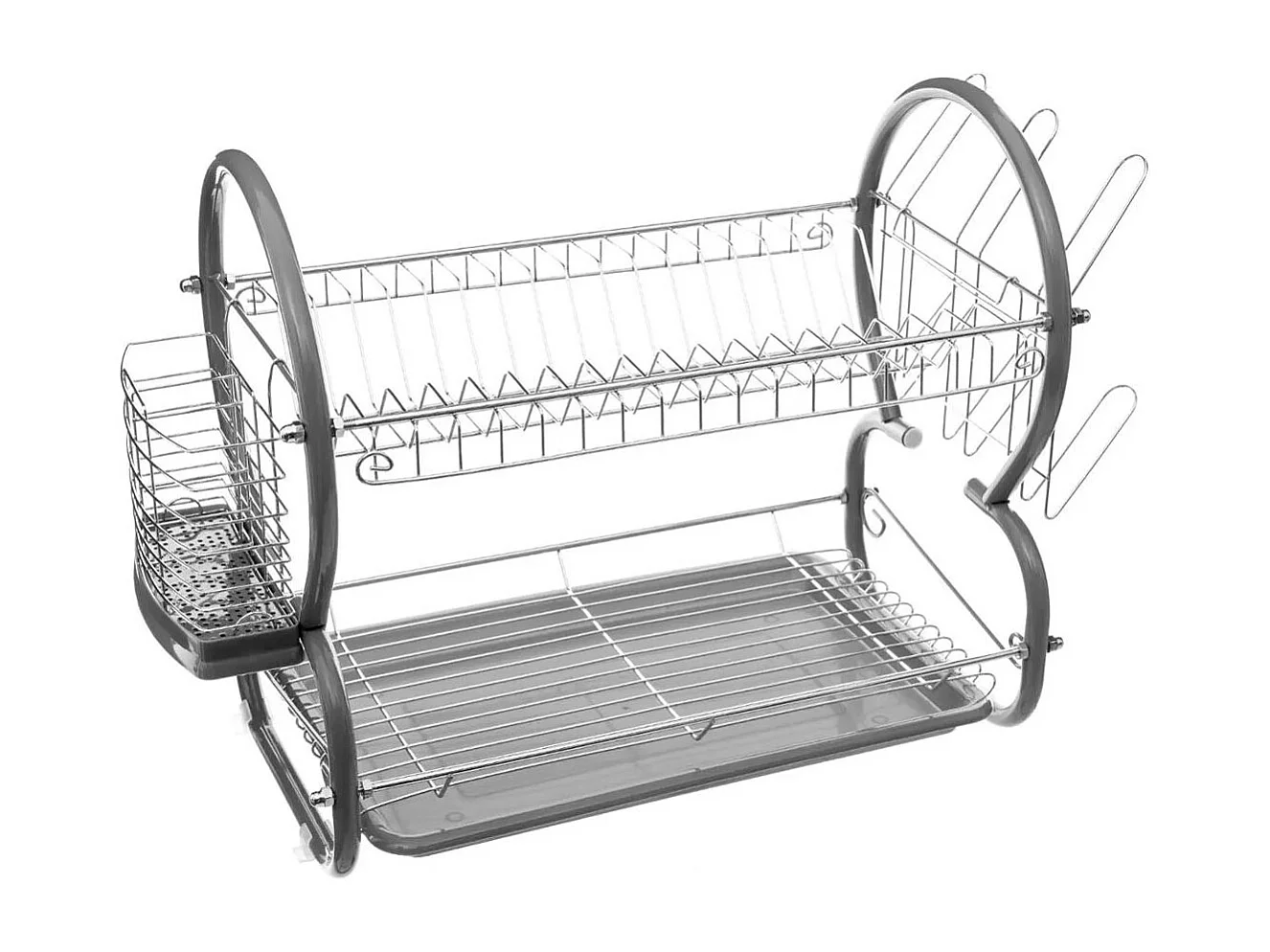 Escurridor 5 Five 2 niveles inox 38x43x24,5 cm