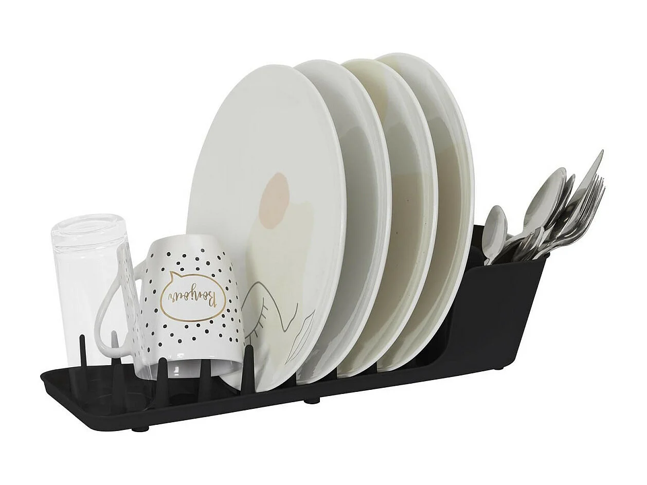 Égouttoir à Vaisselle Design "Pratique" 44cm Noir