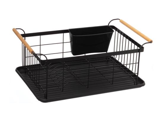 vente unique Égouttoir Design "Blackwood" 46cm Noir