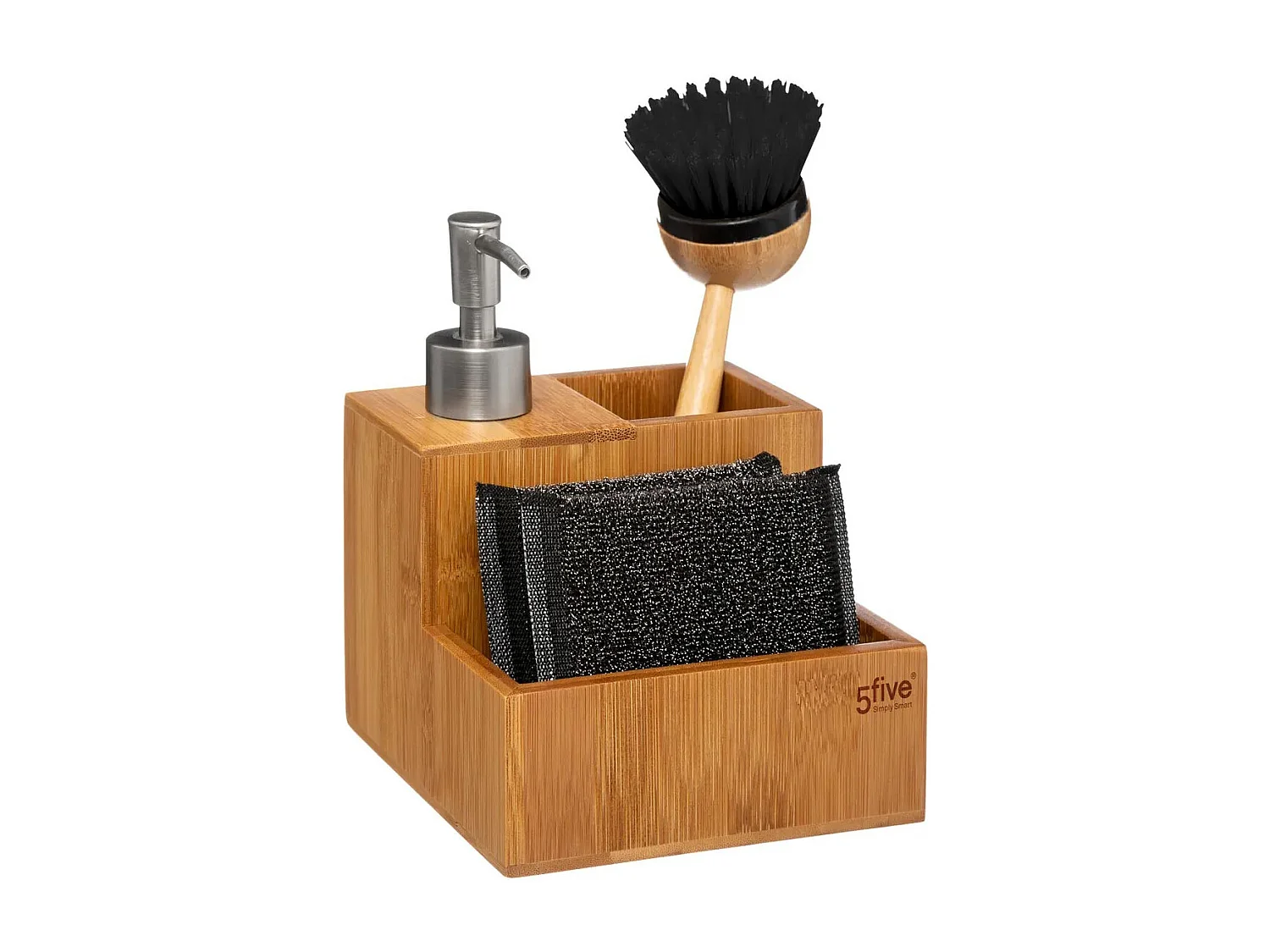 Kit Vaisselle 3 en 1 "Bambou" 20cm Naturel