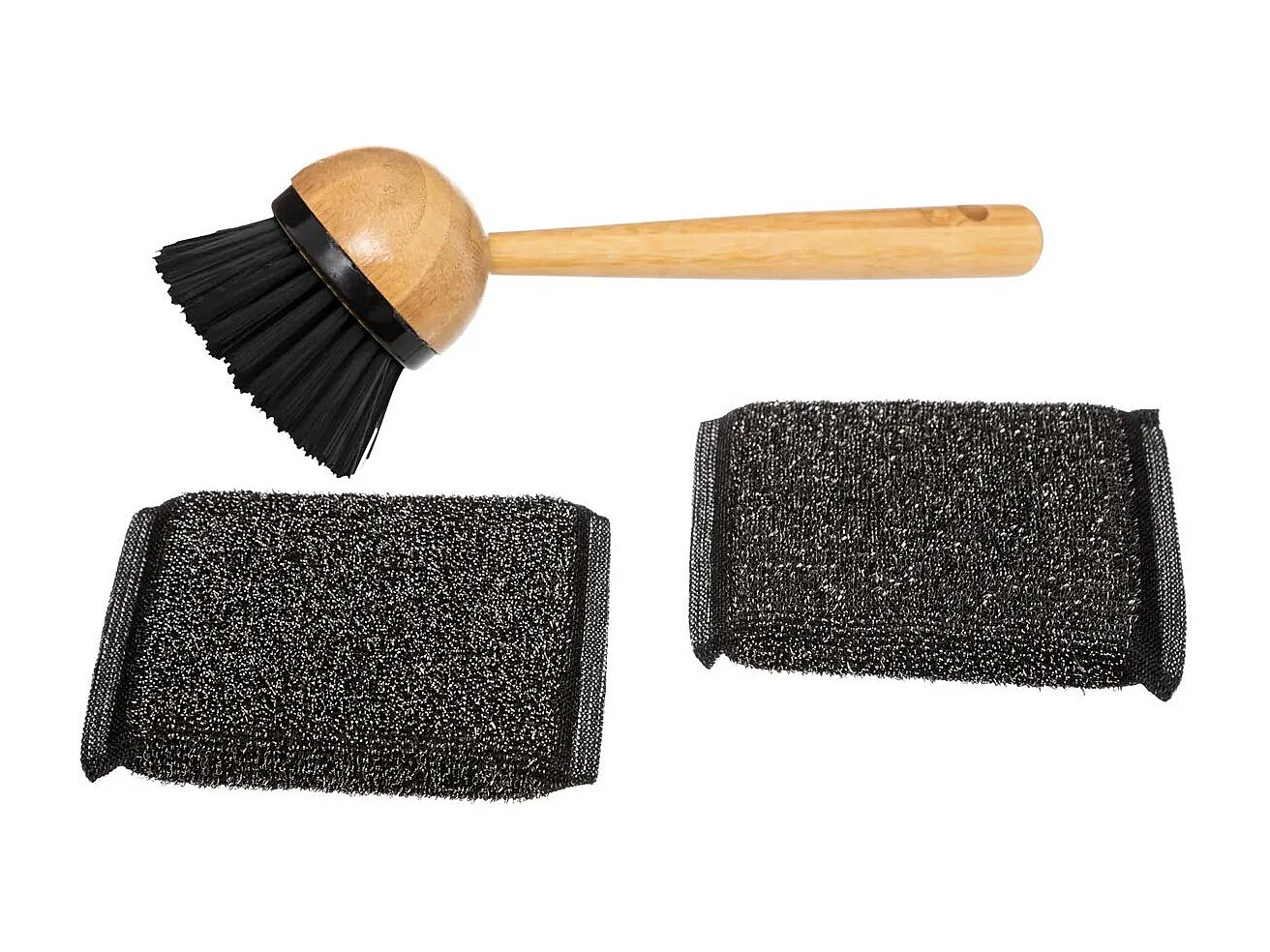 Kit Vaisselle 3 en 1 "Bambou" 20cm Naturel