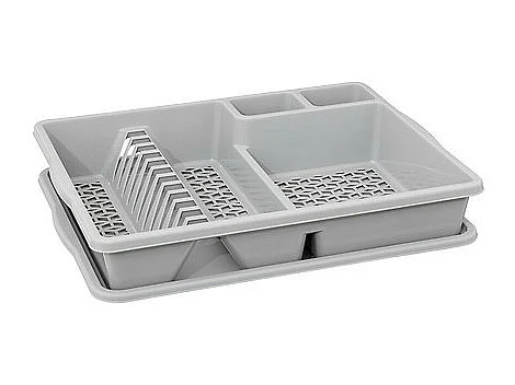 Egouttoir & Plateau "Vaisselle" 48cm Gris