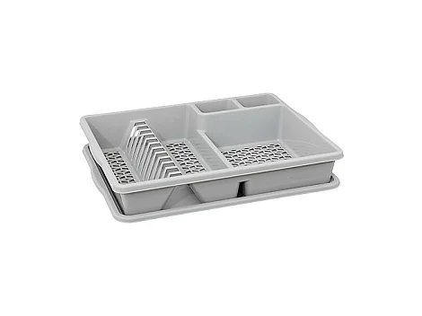 Egouttoir & Plateau "Vaisselle" 48cm Gris
