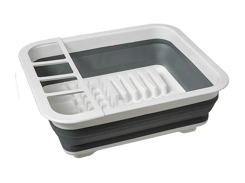 Égouttoir en Silicone "Rétractable" 35cm Gris