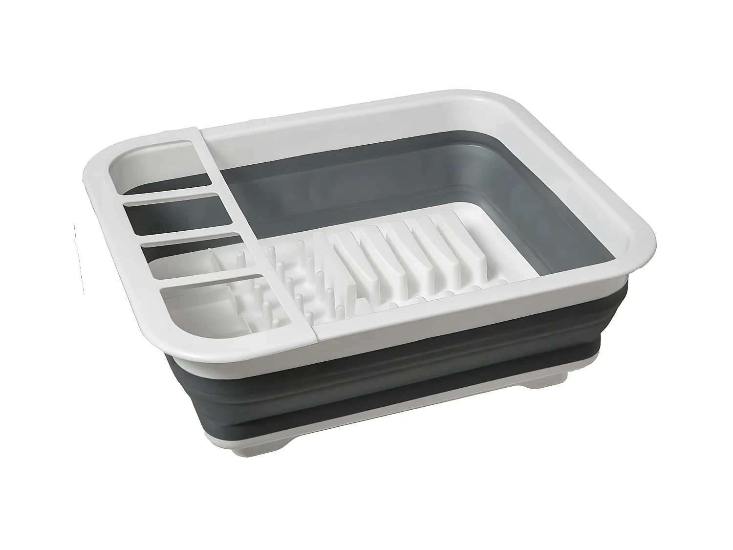 Égouttoir en Silicone "Rétractable" 35cm Gris