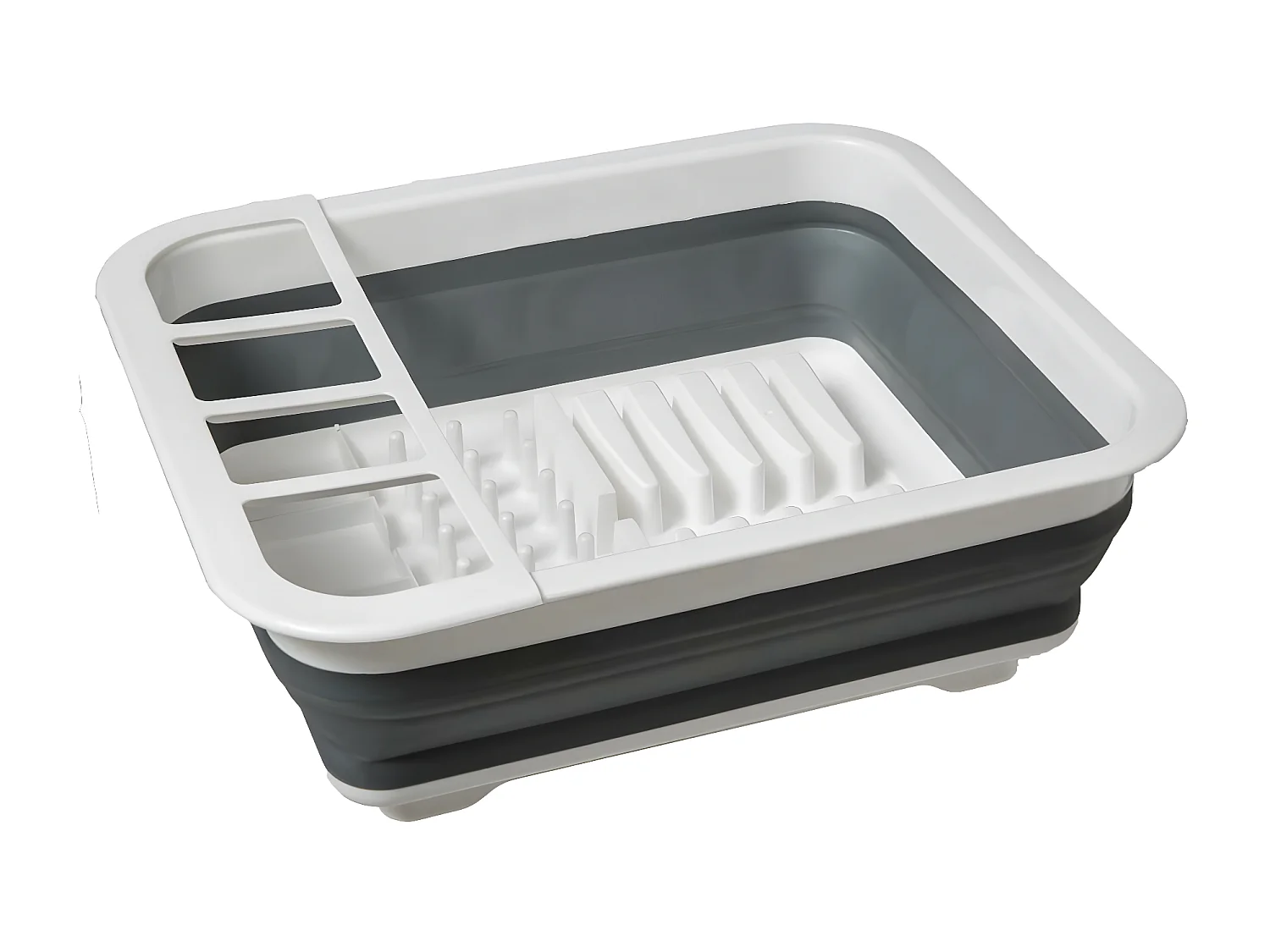 Égouttoir en Silicone "Rétractable" 35cm Gris