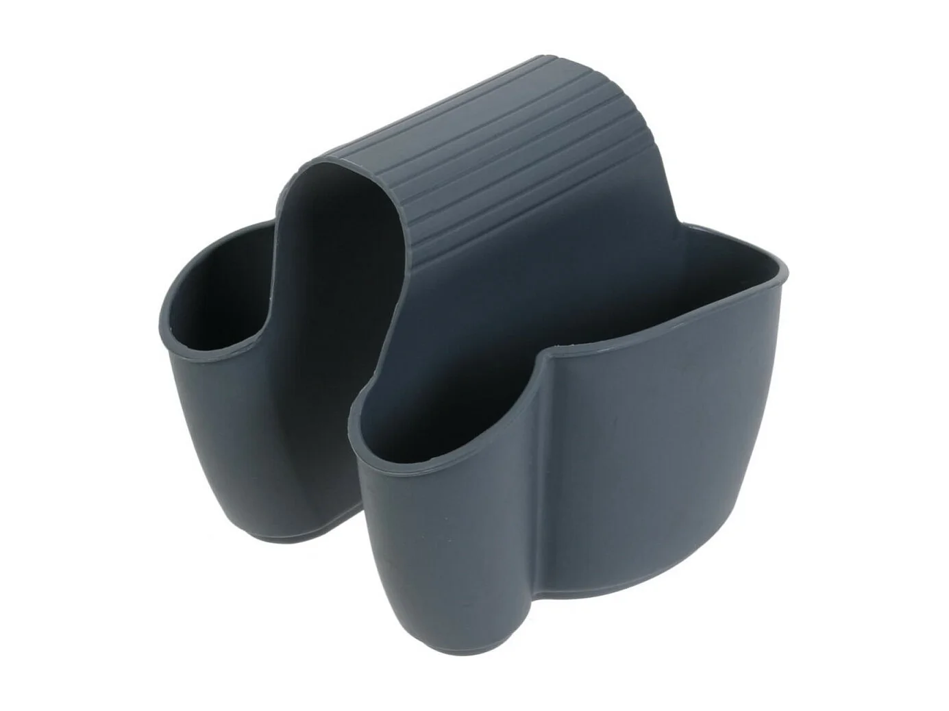 Porte-Éponges Double "Hygiène" 14cm Gris