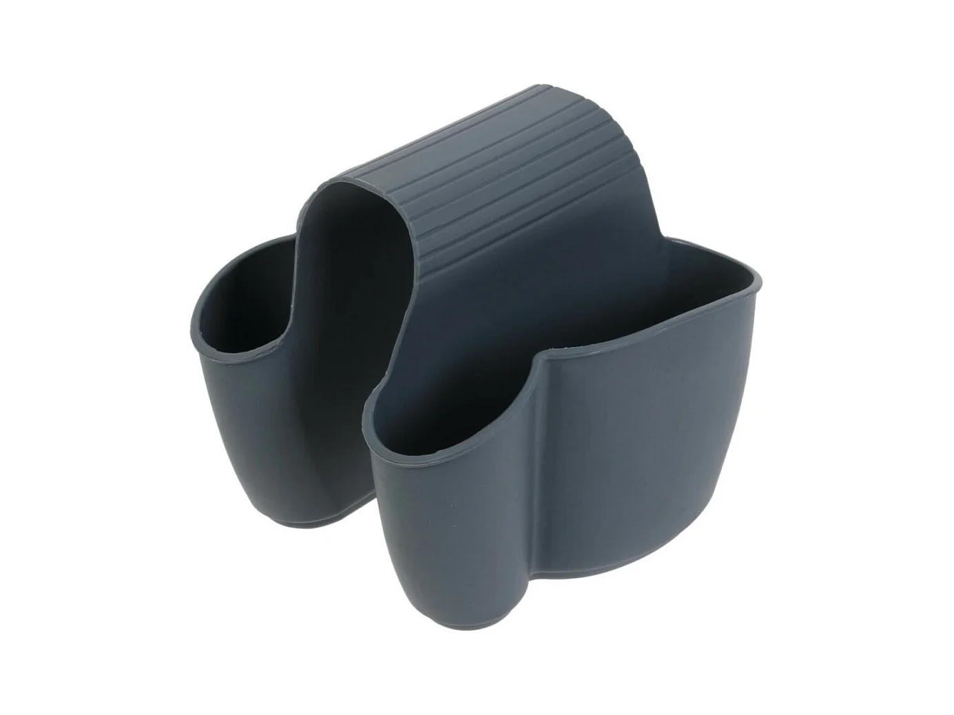 Porte-Éponges Double "Hygiène" 14cm Gris