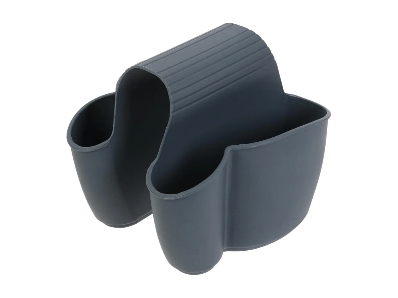 Porte-Éponges Double "Hygiène" 14cm Gris