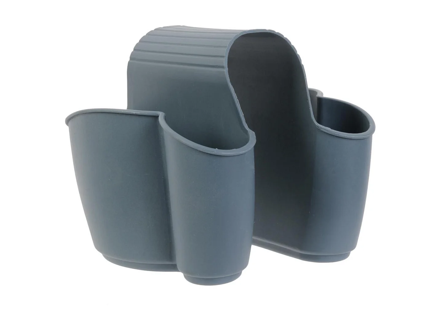 Porte-Éponges Double "Hygiène" 14cm Gris