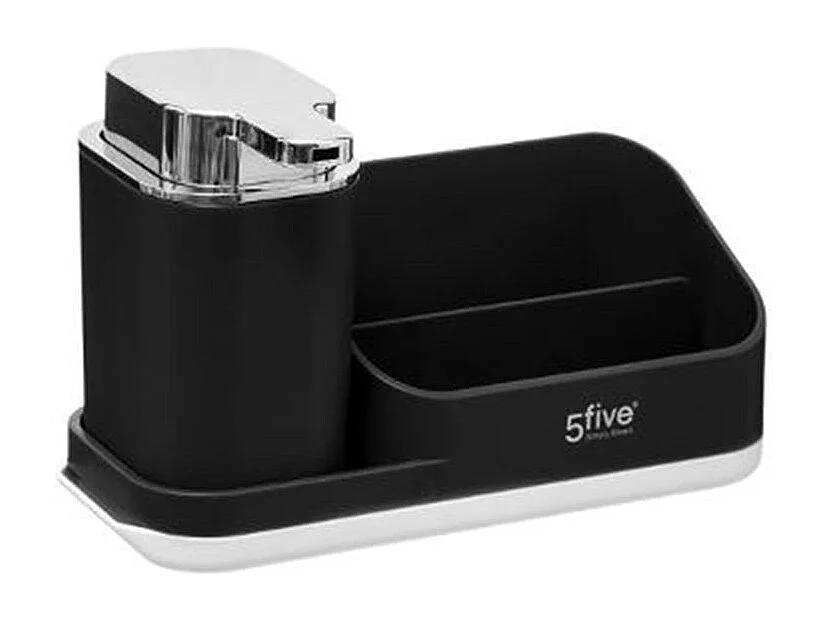 Organiseur d'Évier 4 en 1 "Néo" 21cm Noir