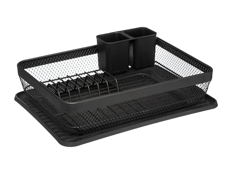 Égouttoir à Vaisselle en Métal "Mayaj" 43cm Noir
