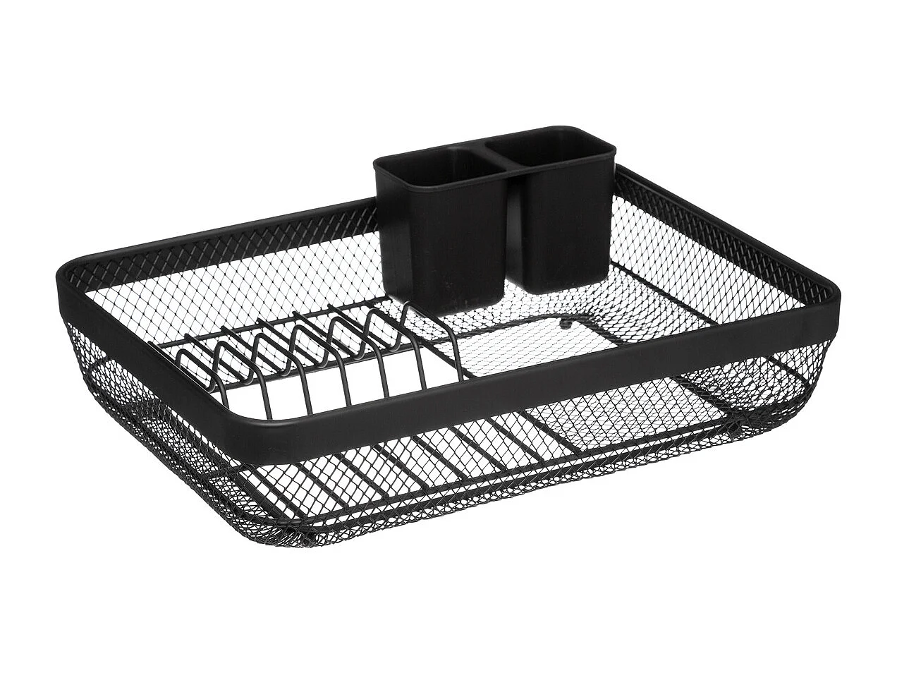 Égouttoir à Vaisselle en Métal "Mayaj" 43cm Noir